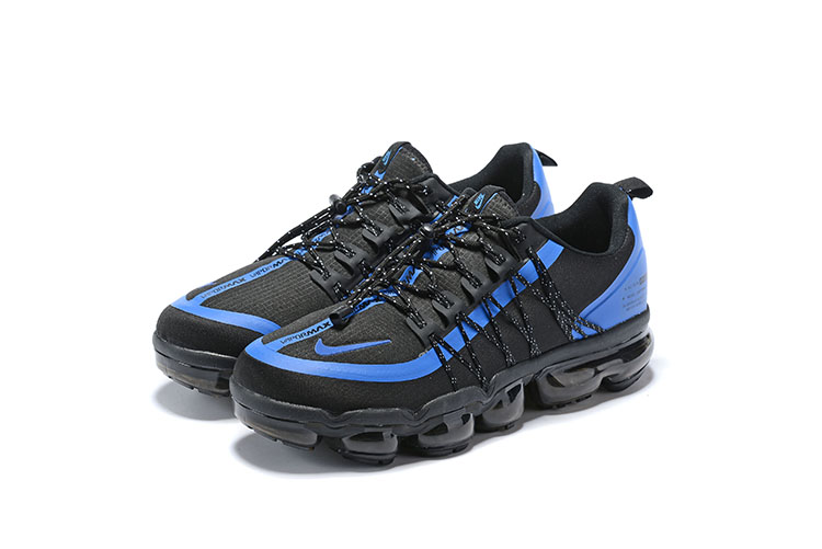 2019 Nike Air VaporMax Run UTLTY Black Blue Shoes - Click Image to Close